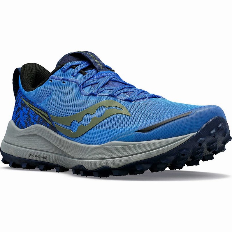 Blue / Navy Saucony Xodus Ultra 2 Men's Trail Running Shoes | Malaysia S02719-G97