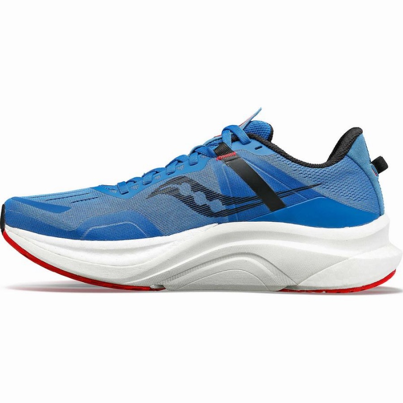 Blue / Red Saucony Tempus Men's Running Shoes | Malaysia S48032-V48