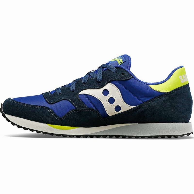 Blue / White / Light Green Saucony DXN Trainer Women's Sneakers | Malaysia S96384-T19