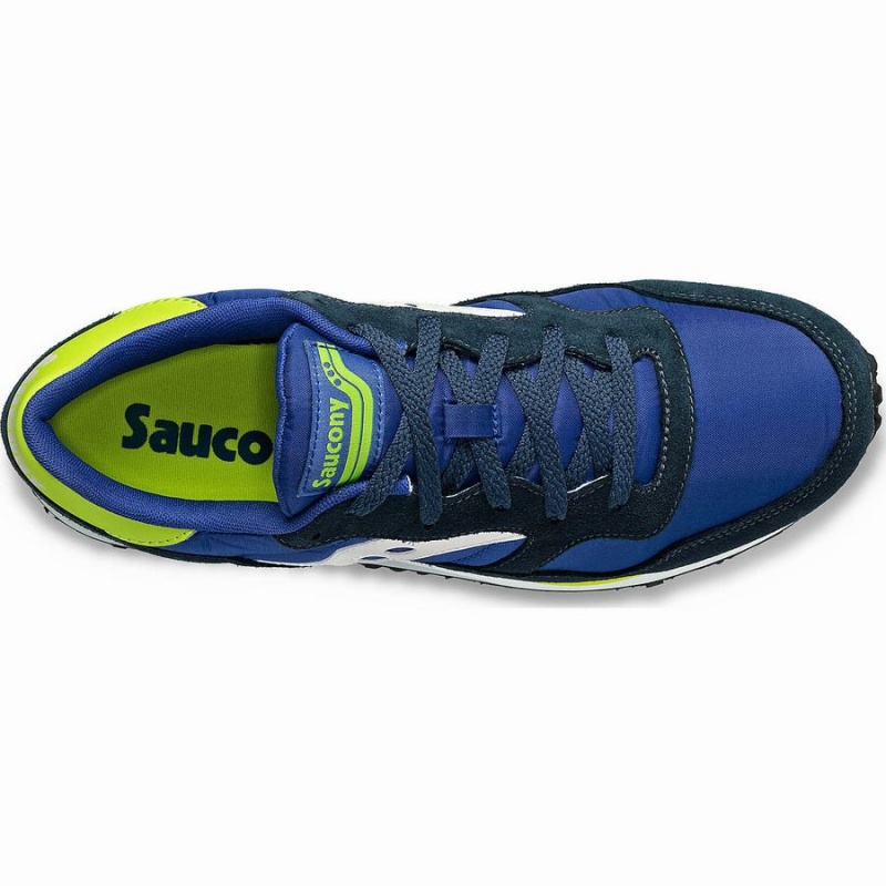 Blue / White / Light Green Saucony DXN Trainer Men's Sneakers | Malaysia S76581-V64