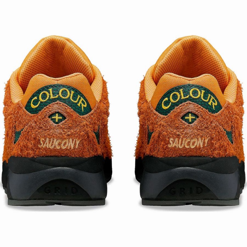 Brown Green Saucony x Colour Plus Grid Shadow 2 Men's Sneakers | Malaysia S78642-T25