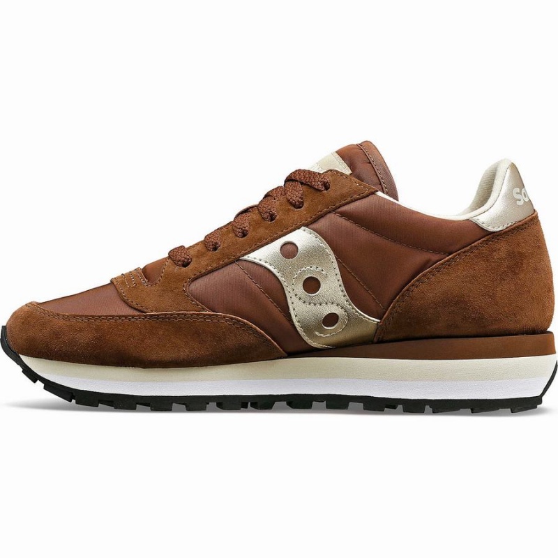 Brown Saucony Jazz Triple Women's Sneakers | Malaysia S16859-P10