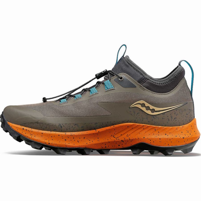 Brown Saucony Peregrine 13 ST Men's Trail Running Shoes | Malaysia S30427-R82