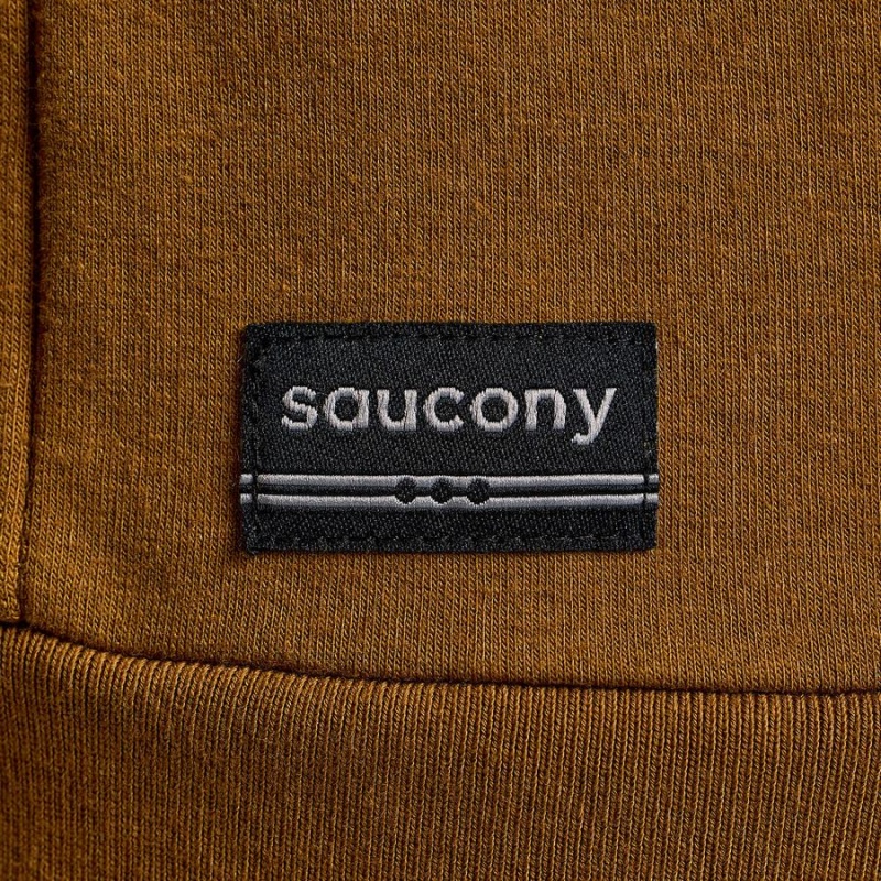 Brown Saucony Recovery Zip Tunic Women's Hoodie | Malaysia S35149-V86