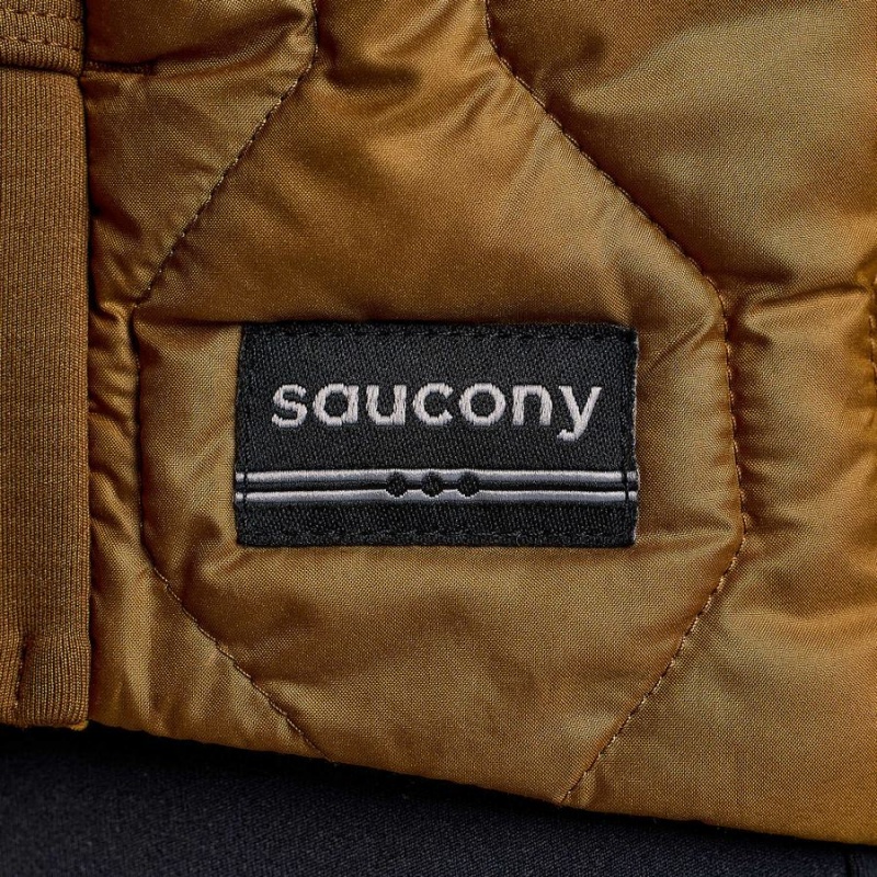 Brown Saucony Solstice Oysterpuff Women's Jackets | Malaysia S91502-G40