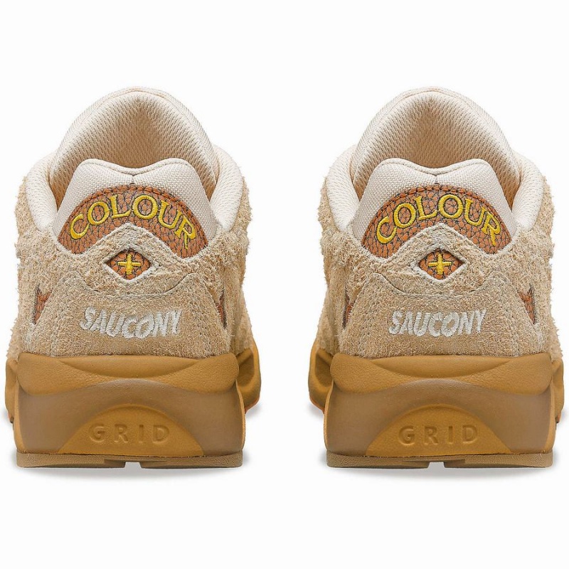 Brown Saucony x Colour Plus Grid Shadow 2 Women's Sneakers | Malaysia S46958-A24