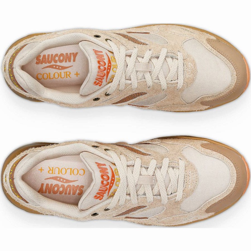 Brown Saucony x Colour Plus Grid Shadow 2 Women's Sneakers | Malaysia S46958-A24