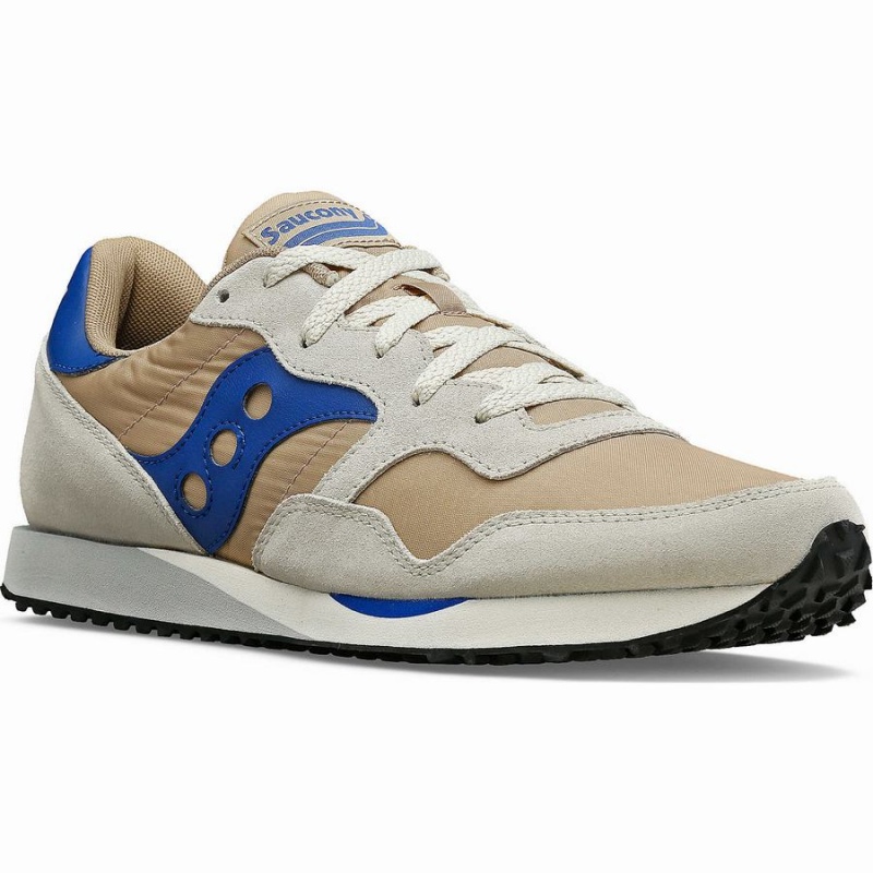 Brown / Blue Saucony DXN Trainer Men's Sneakers | Malaysia S47186-G60