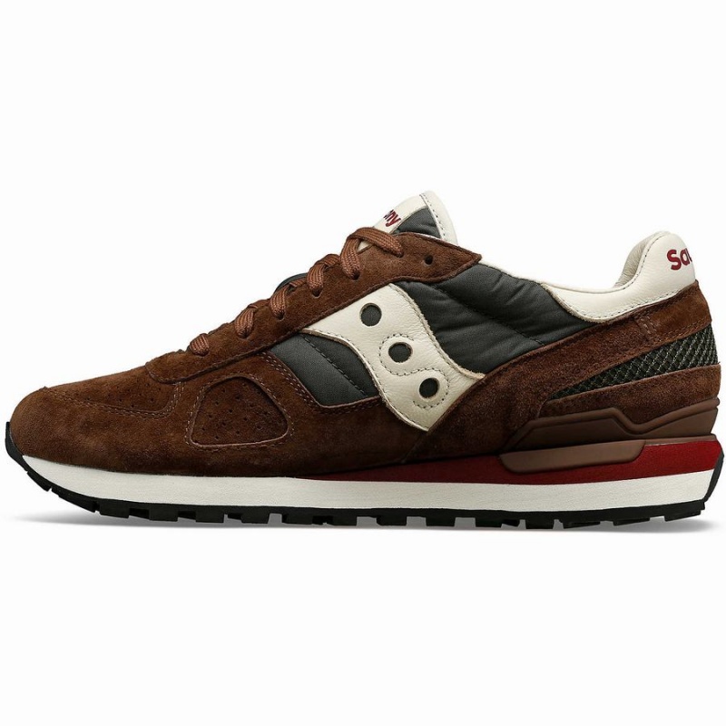 Brown / Green Saucony Shadow Original Premium Women's Sneakers | Malaysia S60813-P15