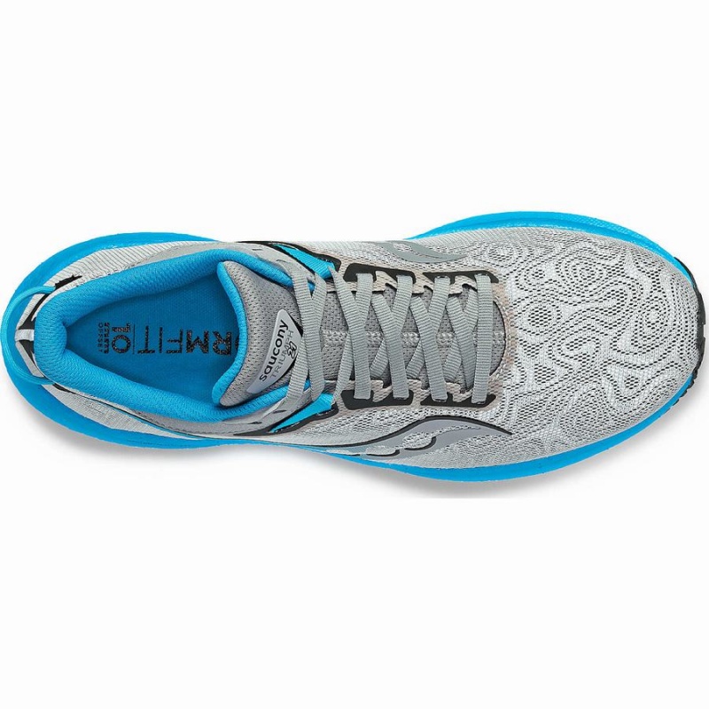 Bule Silver Saucony Triumph 21 Men's Running Shoes | Malaysia S14590-F24