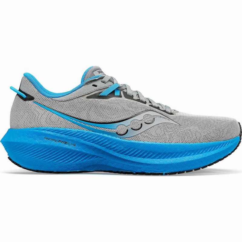 Bule Silver Saucony Triumph 21 Men\'s Running Shoes | Malaysia S14590-F24