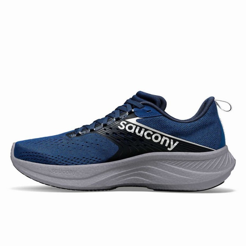 Bule / Silver Saucony Ride 17 Men's Running Shoes | Malaysia S29105-B03