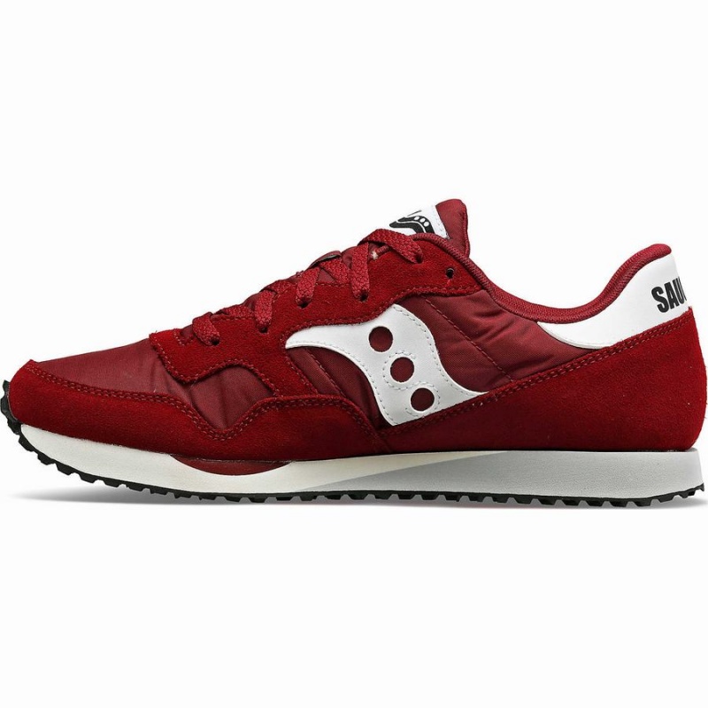 Burgundy / White Saucony DXN Trainer Men's Sneakers | Malaysia S89163-X51