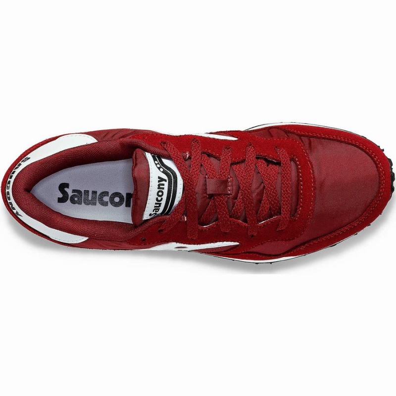 Burgundy / White Saucony DXN Trainer Men's Sneakers | Malaysia S89163-X51