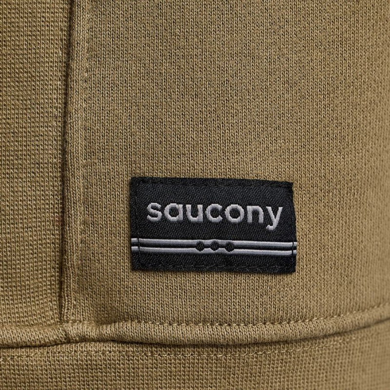 Coffee Saucony Recovery Crew Men's Sweatshirt | Malaysia S06249-Y05