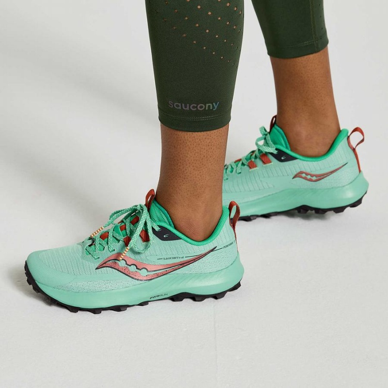 Dark Green Saucony Explorer Utility Crop Women's Tight | Malaysia S10426-B61