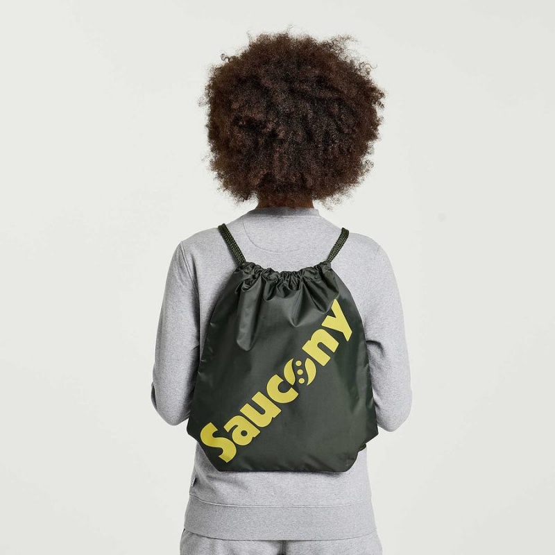 Dark Green Saucony String Women's Bags | Malaysia S21478-J36