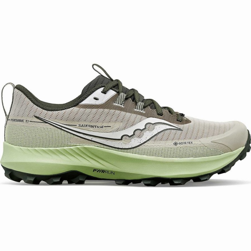 Dust / Umbra Saucony Peregrine 13 GTX Men\'s Running Shoes | Malaysia S15782-B97