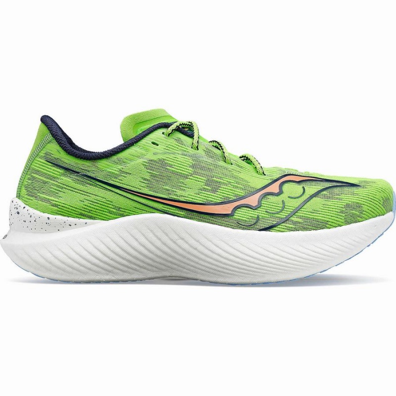 Green Saucony Endorphin Pro 3 Men\'s Running Shoes | Malaysia S04261-R02