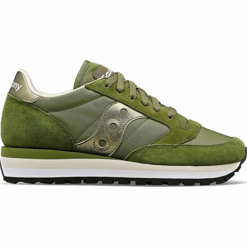 Green Saucony Jazz Triple Women\'s Sneakers | Malaysia S76423-U37