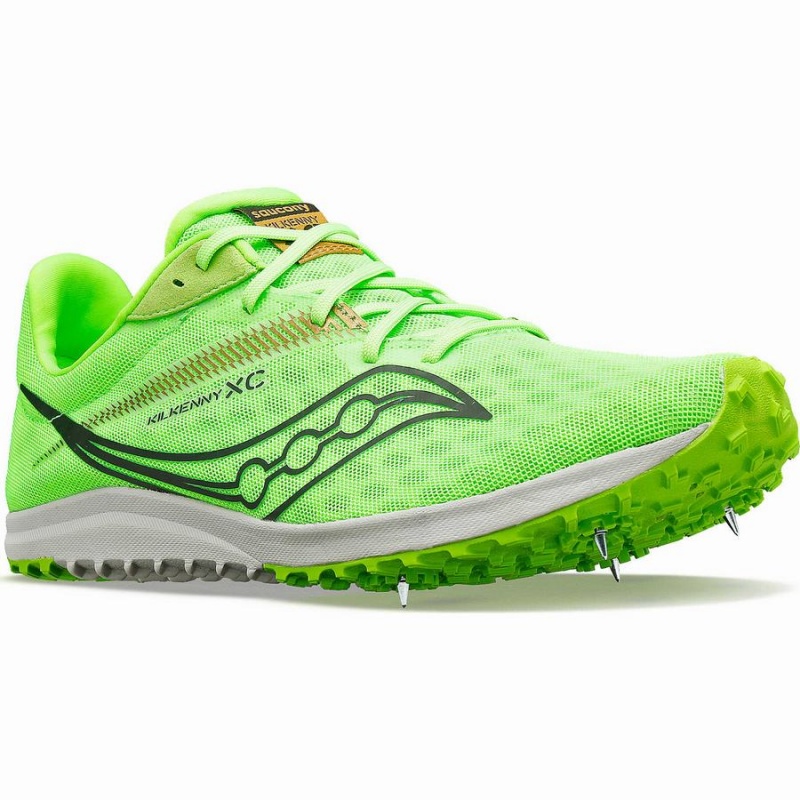 Green Saucony Kilkenny XC9 Flat Men's Track Spikes | Malaysia S08591-V14