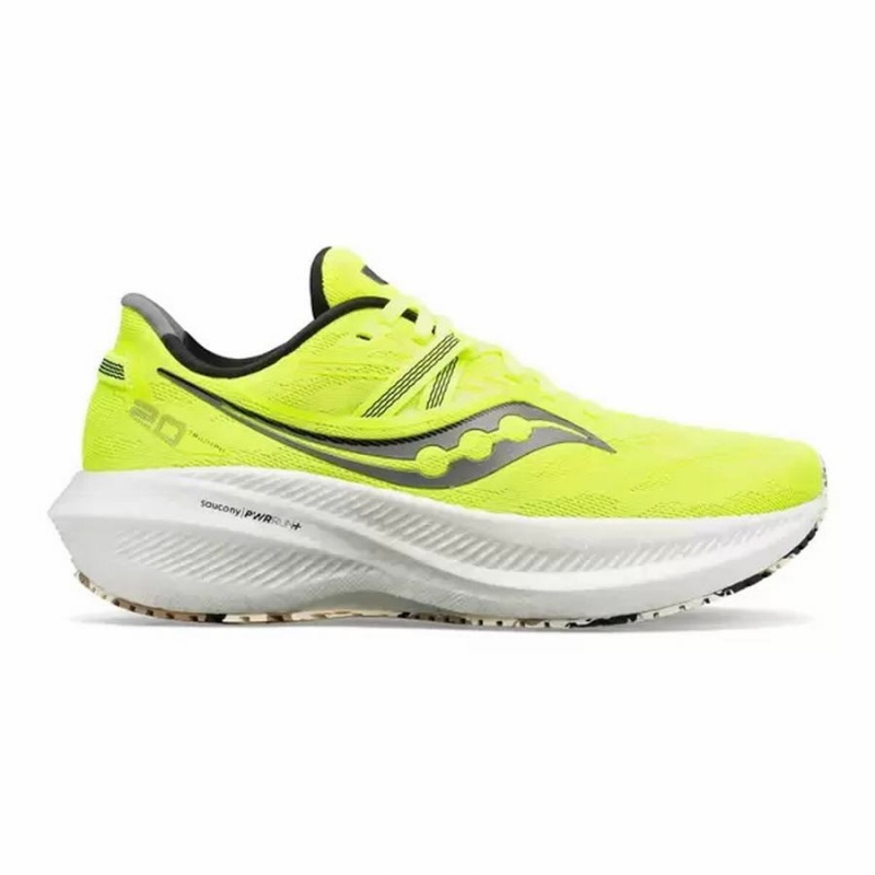 Green Saucony Triumph 20 Men\'s Running Shoes | Malaysia S91683-G59