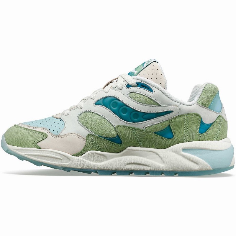 Green / Brown Saucony Marsh Grid Shadow 2 Women's Sneakers | Malaysia S50649-D60