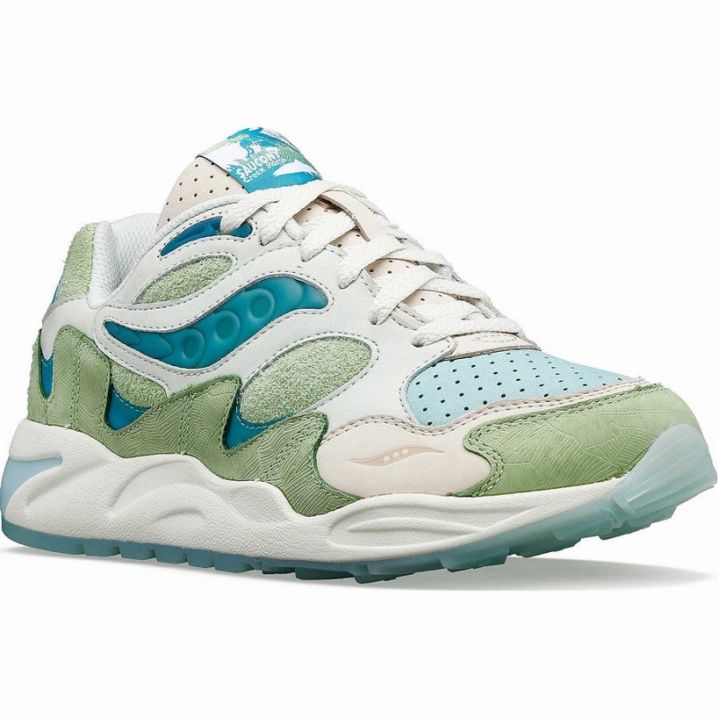 Green / Brown Saucony Marsh Grid Shadow 2 Women's Sneakers | Malaysia S50649-D60