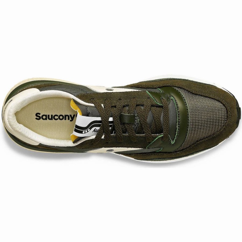 Green / Cream Saucony Jazz NXT Men's Sneakers | Malaysia S94615-N67