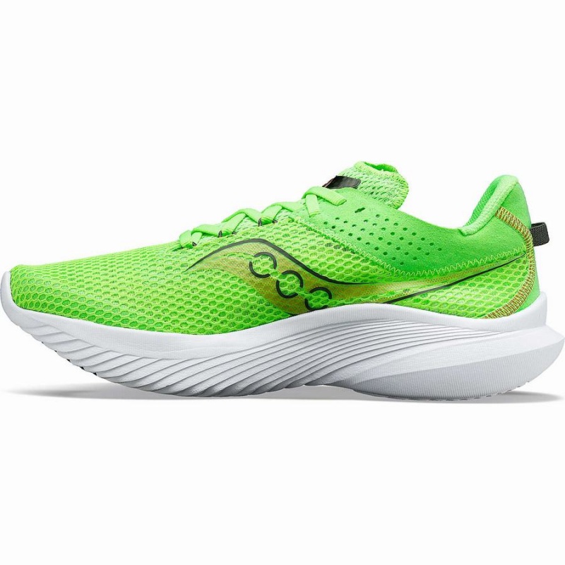 Green / Gold Saucony Kinvara 14 Men's Running Shoes | Malaysia S51748-U51