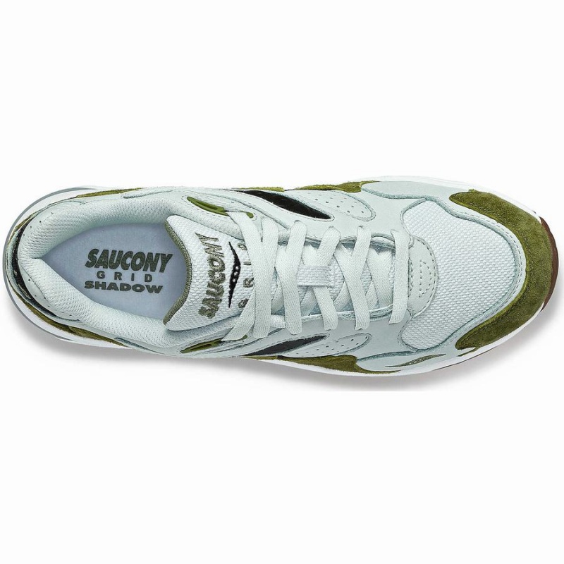 Green / Green Saucony Grid Shadow 2 Men's Sneakers | Malaysia S58064-P36