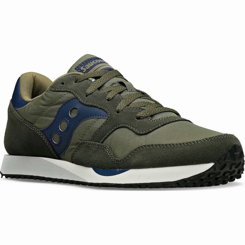 Green / Navy Saucony DXN Trainer Men's Sneakers | Malaysia S92573-Q70