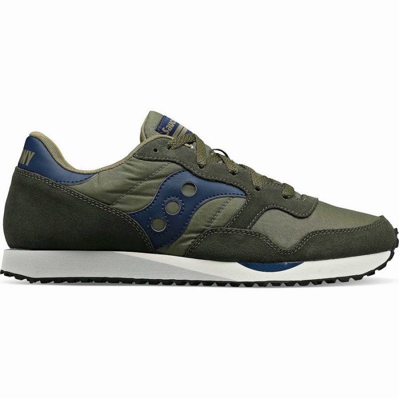 Green / Navy Saucony DXN Trainer Men\'s Sneakers | Malaysia S92573-Q70