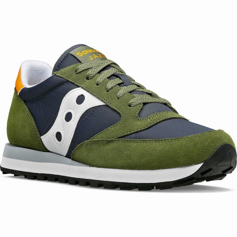 Green / Navy Saucony Jazz Original Men's Sneakers | Malaysia S40395-B27