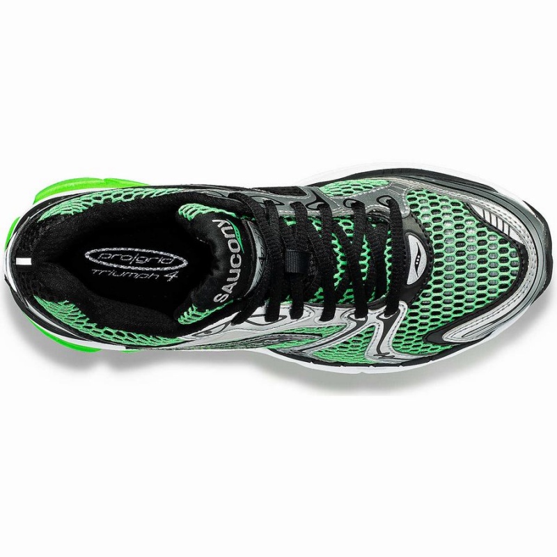 Green / Silver Saucony ProGrid Triumph 4 Women's Sneakers | Malaysia S48961-R06