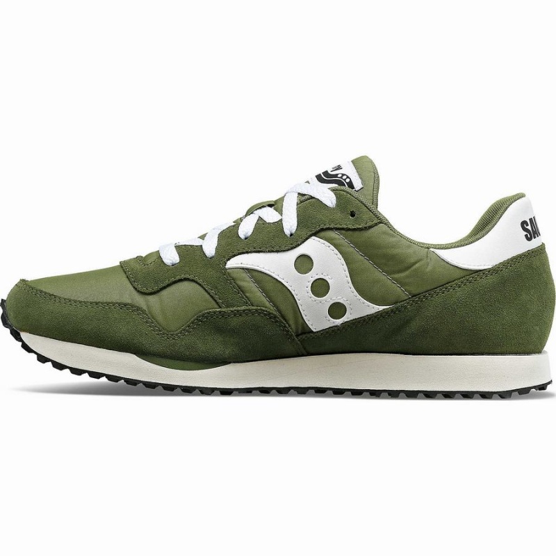 Green / White Saucony DXN Trainer Men's Sneakers | Malaysia S93627-L96