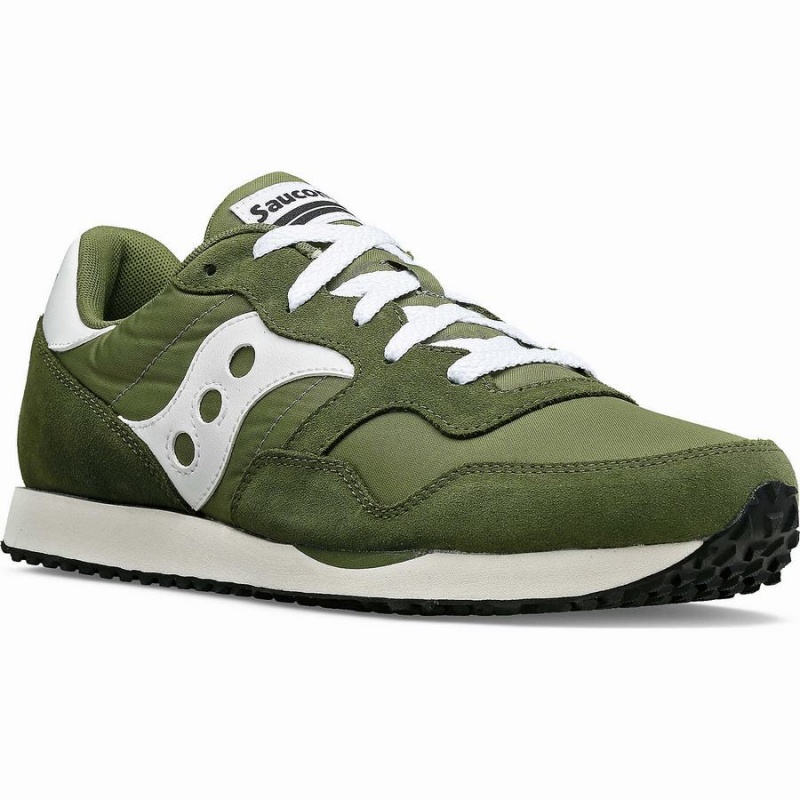 Green / White Saucony DXN Trainer Men's Sneakers | Malaysia S93627-L96