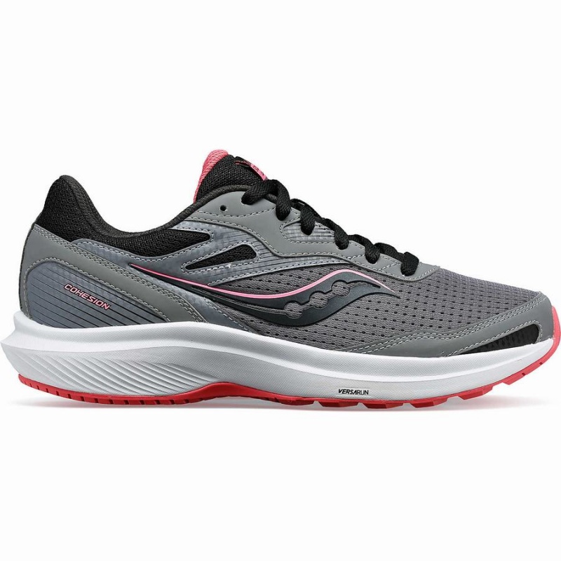 Grey Saucony Cohesion 16 Wide Women\'s Walking Shoes | Malaysia S92085-S26