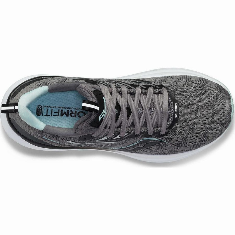 Grey Saucony Echelon 9 Wide Women's Running Shoes | Malaysia S93614-C63