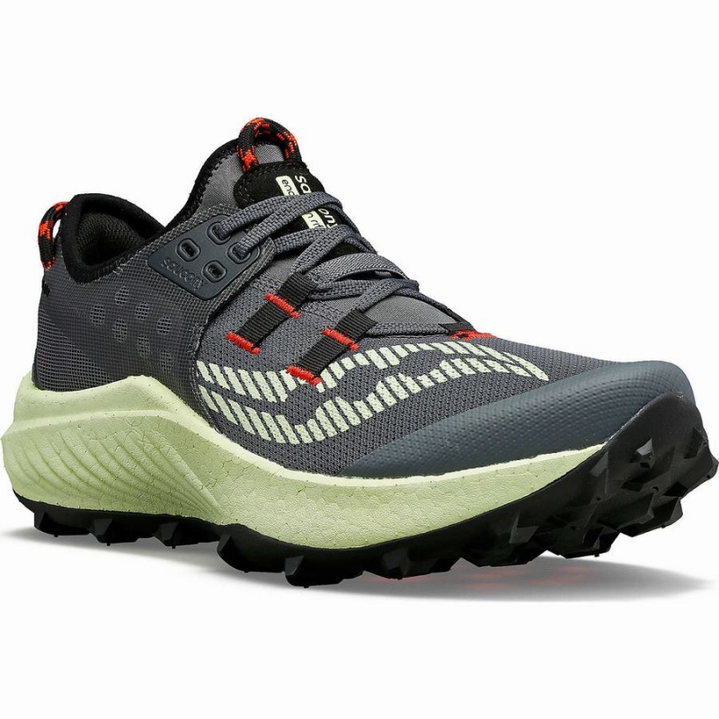 Grey Saucony Endorphin Rift Men's Trail Running Shoes | Malaysia S40268-C34