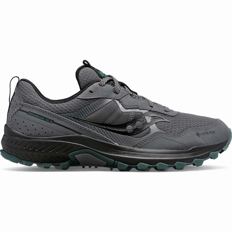 Grey Saucony Excursion TR16 GTX Men\'s Running Shoes | Malaysia S26894-J74