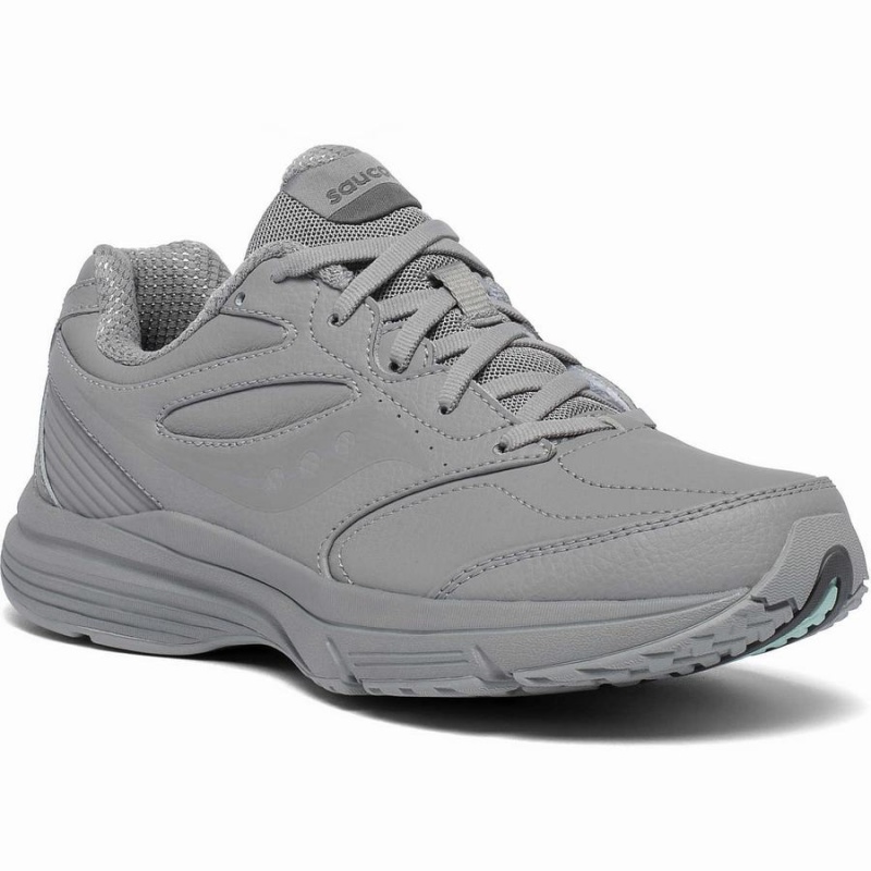 Grey Saucony Integrity Walker 3 Extra Wide Women's Walking Shoes | Malaysia S97825-R46