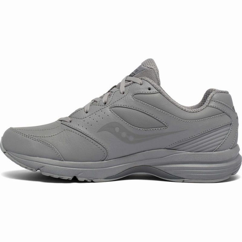 Grey Saucony Integrity Walker 3 Wide Men's Walking Shoes | Malaysia S68724-M87