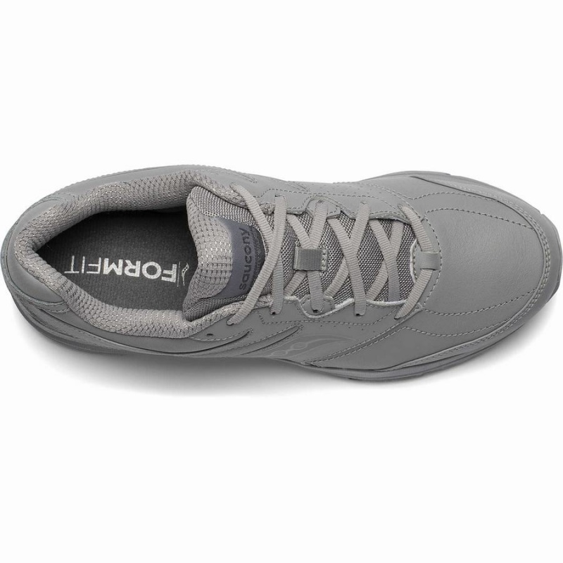 Grey Saucony Integrity Walker 3 Wide Men's Walking Shoes | Malaysia S68724-M87