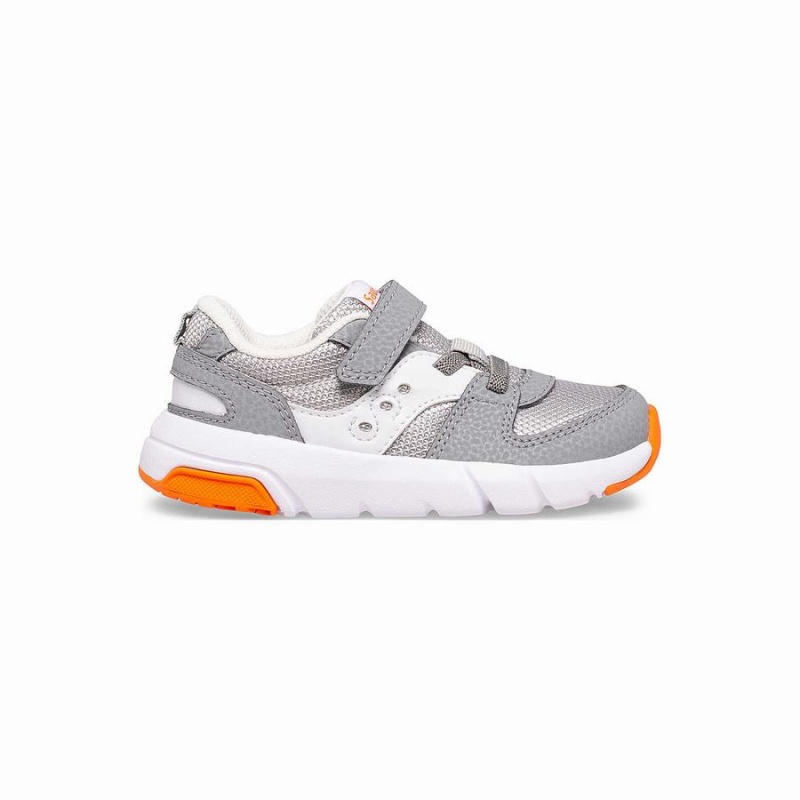 Grey Saucony Jazz Lite 2.0 Sneaker Kids\' Running Shoes | Malaysia S73529-K80