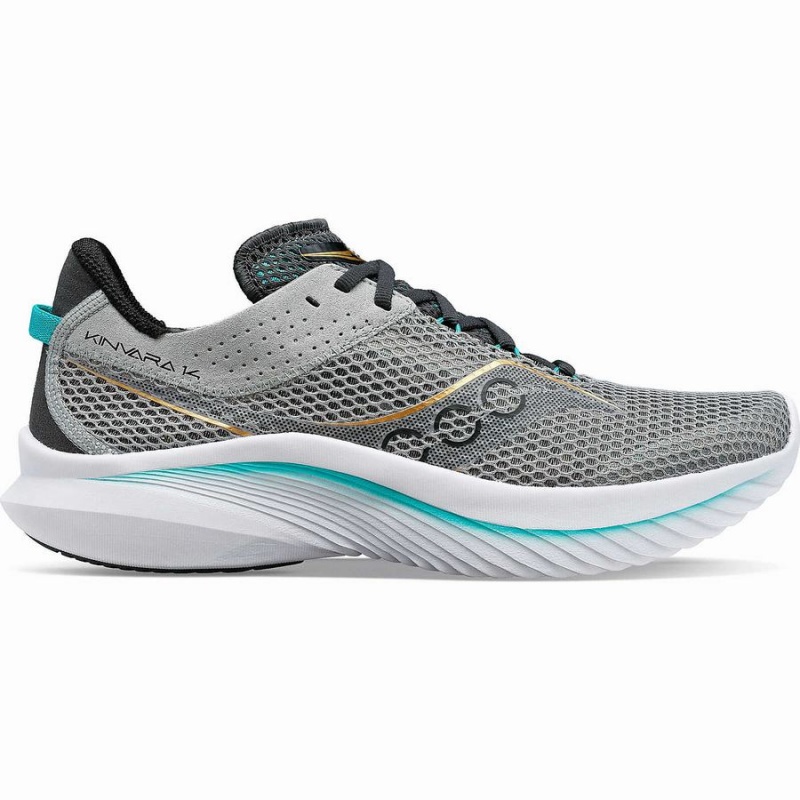 Grey Saucony Kinvara 14 Men\'s Running Shoes | Malaysia S95407-V86