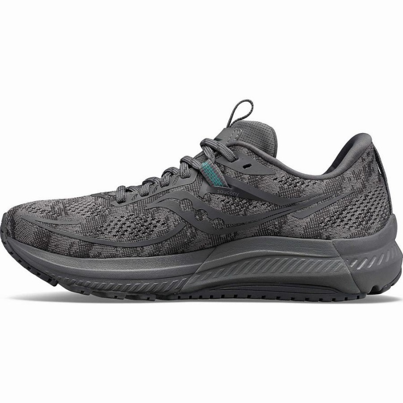 Grey Saucony Omni 21 Wide Men's Running Shoes | Malaysia S53298-E25