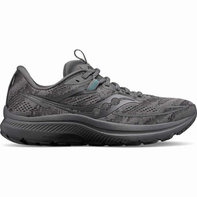 Grey Saucony Omni 21 Wide Men\'s Running Shoes | Malaysia S53298-E25