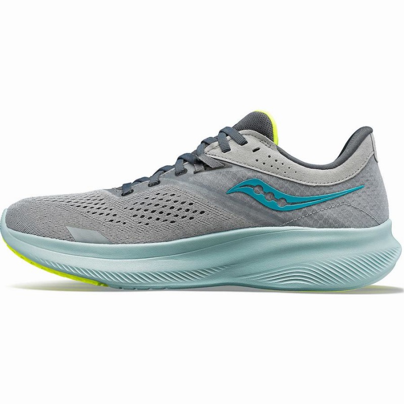 Grey Saucony Ride 16 Men's Running Shoes | Malaysia S14950-N73