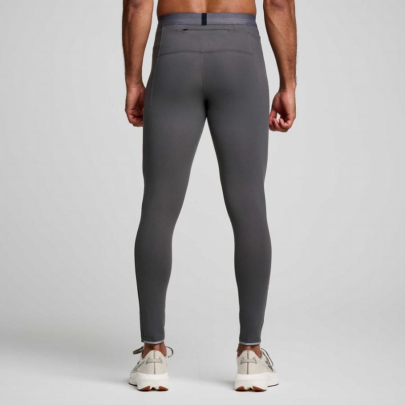 Grey Saucony Solstice Men's Tight | Malaysia S65301-F32